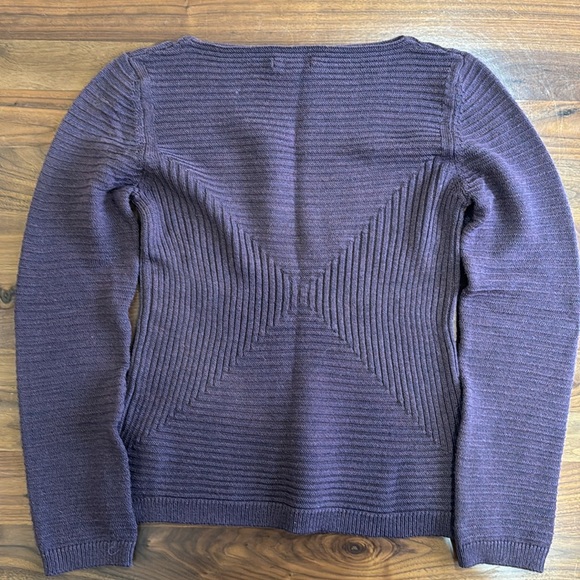 Danier Merino Wool Sweater Small Purple - Picture 6 of 8